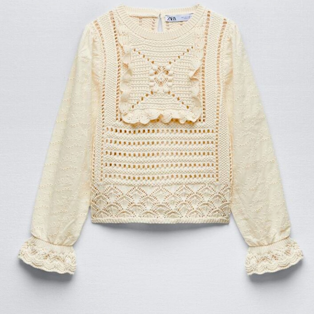 NWOT Zara Sweater top size M